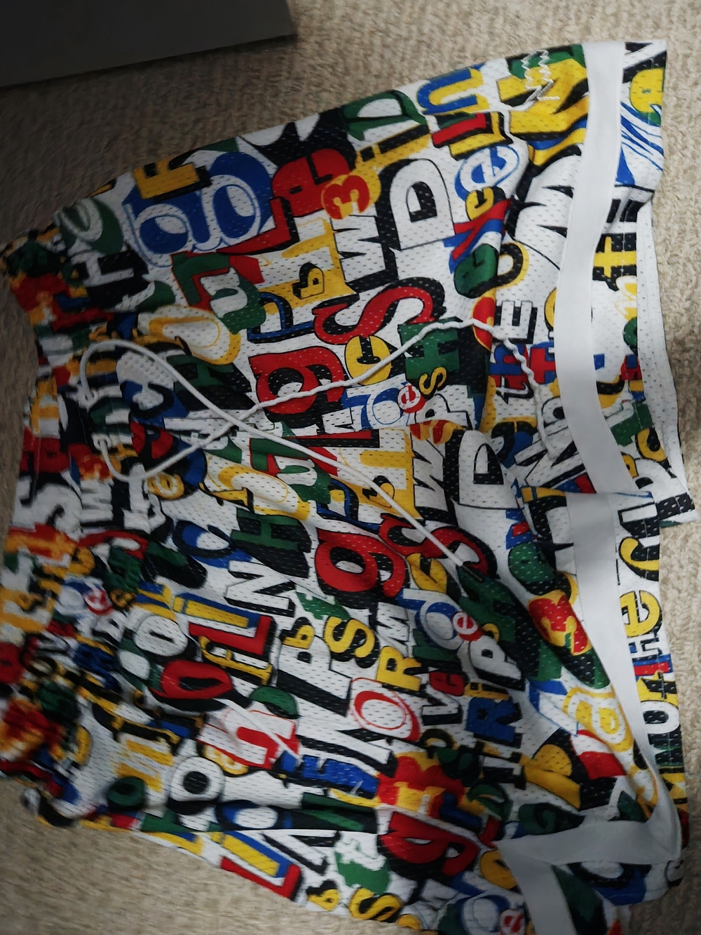 Mens 90s Style Basketball Shorts